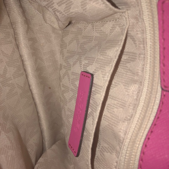 Pink & White Floral Michael Kors Handbag - Picture 3 of 4